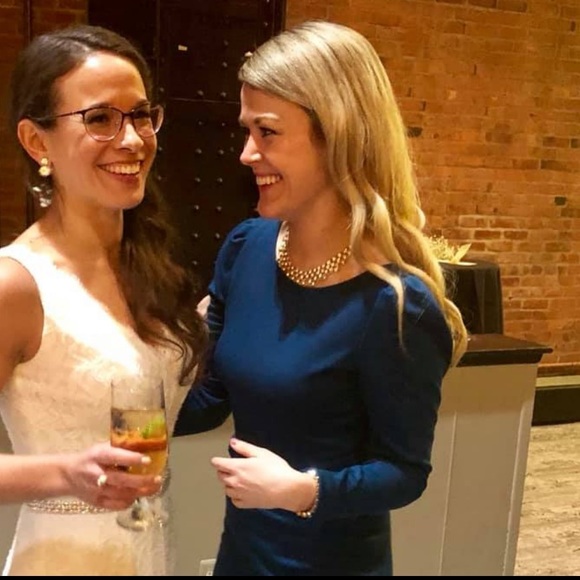 Puffy sleeve dress - Picture 2 of 4